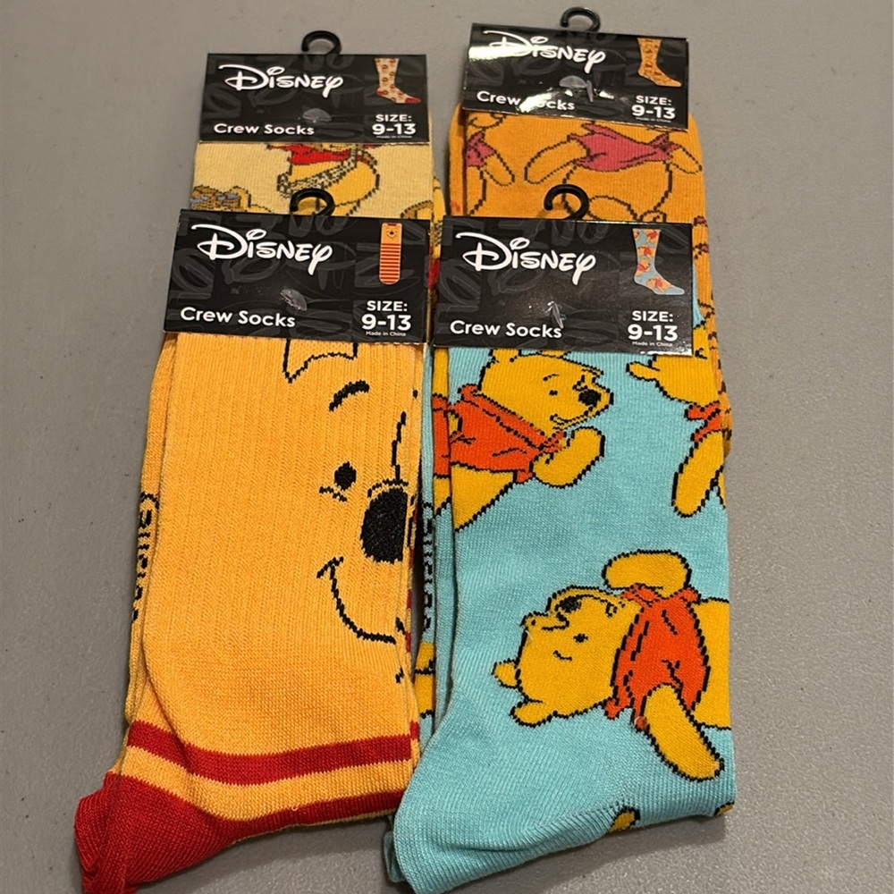 Disney Winnie the Pooh socks Bundle - Picture 2 of 9